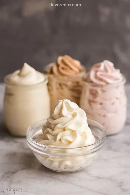 flavored cream